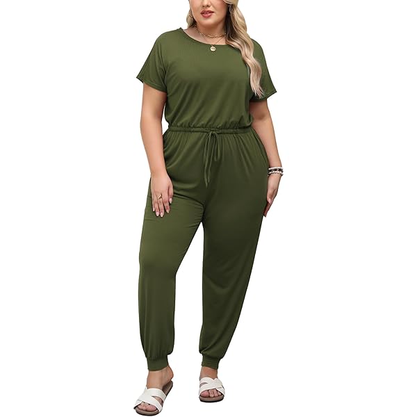 Amazon.com: Womens Sexy One Off Shoulder Loose Jumpsuit